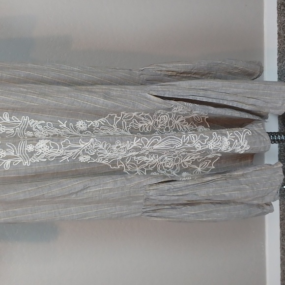 Anthropologie Maeve Tisdal Embroidered Tassel Dress Size 2 - Picture 4 of 12